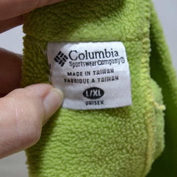 Columbia Green Fleece Hat and Neck Warmer Hat Size L/XL - Picture 5 of 6